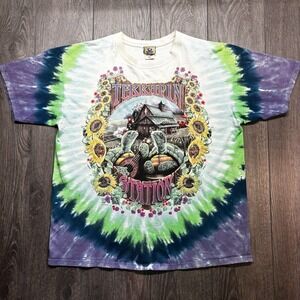 Vintage Grateful Dead Terrapin Station Turtle Tie Dye Shirt XL 1999 Band 1990s